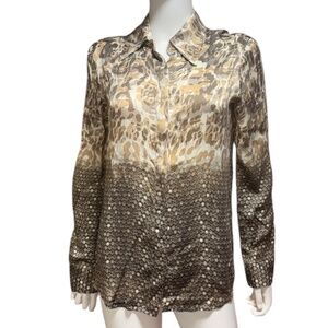 Animale Silk Animal Print blouse - size M